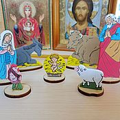 Сувениры и подарки handmade. Livemaster - original item Home decorations: Christmas nativity scene 2. Handmade.
