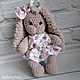 Soft toys: Plush Bunny in a dress, Stuffed Toys, Ulyanovsk,  Фото №1