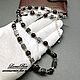 Чокер короткие мужские бусы с гематитом кошачим глазом Стиль. Чокер. accessories for men. Ярмарка Мастеров.  Фото №5