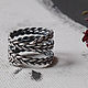 Braided ring - Wrapped braid ring - Armor ring. Rings. Zhanat Kim jewelry. Online shopping on My Livemaster.  Фото №2