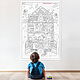 Large poster-coloring book 'RELOAD' space, rocket, Eye Spy Toys, Saratov,  Фото №1