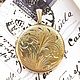 Винтаж: Локет, кулон, "Rolled Gold", покрытие золотом, Англия, 40е, Кулоны винтажные, Ростов-на-Дону,  Фото №1