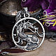 Mortal Kombat Medallion. Dragon Mortal Kombat brass Nickel silver, Locket, Moscow,  Фото №1