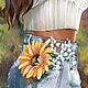 interior painting: Sunflower. Pictures. Larisa Napalkova. Paintings, portrai. Online shopping on My Livemaster.  Фото №2