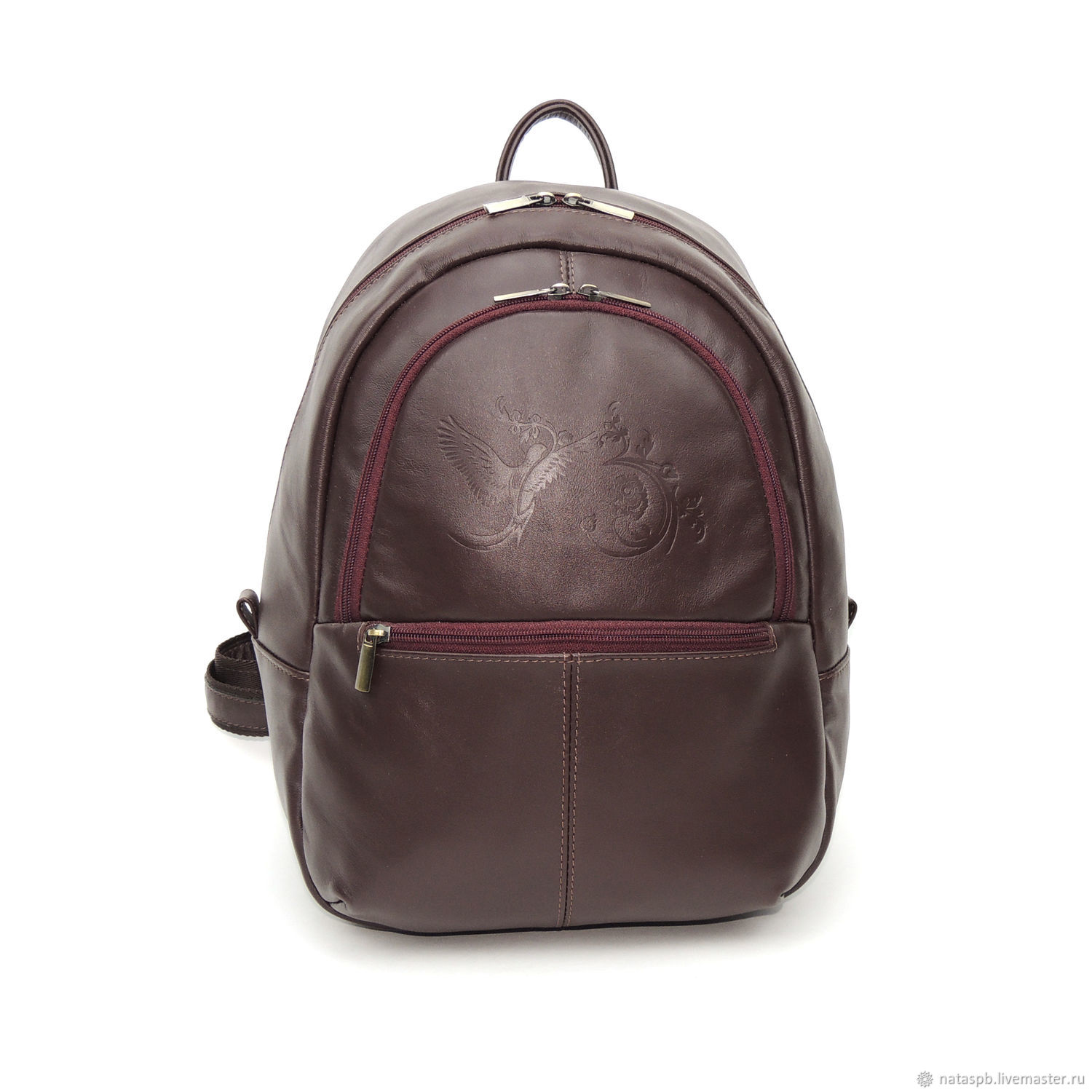 burgundy backpacks