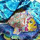 Order Batik scarf 'Magic fish'. OlgaPastukhovaArt. Livemaster. . Scarves Фото №3