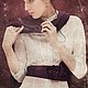 Заказать Украшение "Ленты с розами". Joanna (Жанна) Stoyanova сумкиbags. Ярмарка Мастеров. . Колье Фото №3