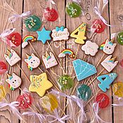 Сувениры и подарки handmade. Livemaster - original item Set of gingerbread and candy. Handmade.