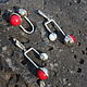 Modern jewelry set with corals made of 925 Sterling silver DD0096. Jewelry Sets. Sunny Silver. My Livemaster. Фото №6