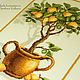 Lemon tree. Hand embroidery cross. Pictures. Svetlana Happy Embroidery. My Livemaster. Фото №4
