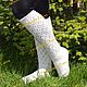 De la rodilla: Calcetines hasta la rodilla de lana para mujer, Knee, Urjupinsk,  Фото №1
