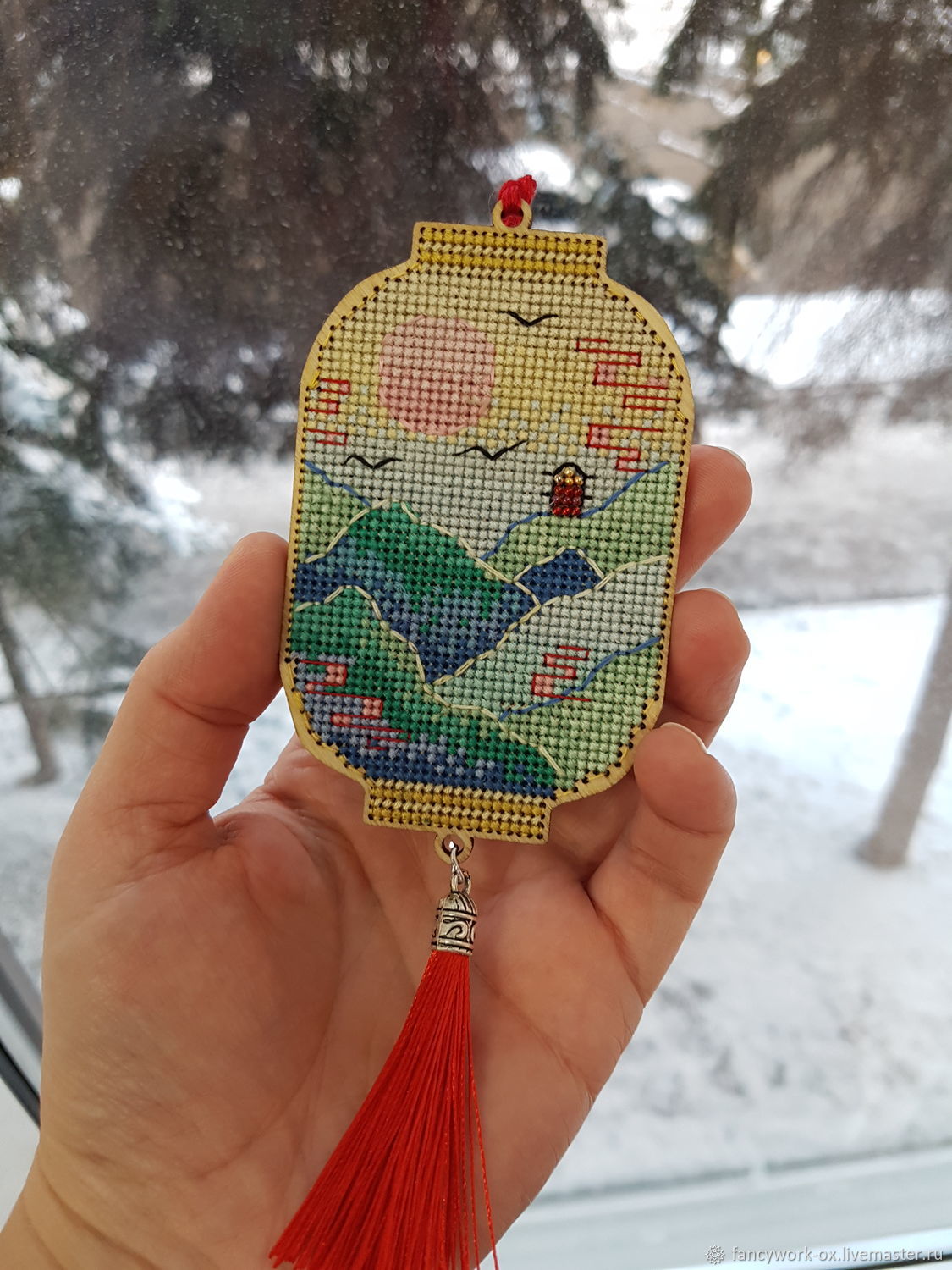 Схема для вышивки: Солнечный фонарик – купить на Ярмарке Мастеров ...