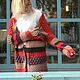 Кардиган, вязаный вручную, женский. Кардиганы. Knitting_larka. Ярмарка Мастеров.  Фото №6