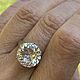 17.7 Кольцо данбурит, огранка 6.8 ct. Натуральные камни. Кольца. Елена. Ярмарка Мастеров.  Фото №6