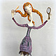 Интерьерная кукла "Варвара краса-лишняя коса", каркасная, статуэтка, Куклы и пупсы, Курган,  Фото №1