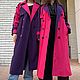 Заказать Яркое пальто от грузинского дизайнера. VARDI SHOP. Ярмарка Мастеров. . Плащи Фото №3