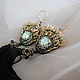 Серьги " Венеция". Серьги классические. Your stylish image. Ярмарка Мастеров.  Фото №4