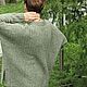 Кардиган - пончо. Кардиганы. Casual_Sweater. Ярмарка Мастеров.  Фото №6