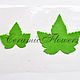 Set of currant leaf cutters (small and large), plastic. Cutters. ceramic flowers. Online shopping on My Livemaster.  Фото №2