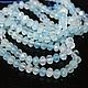 Аквамарин 6,5мм нить 38,5см. Бусины. Beads. Ярмарка Мастеров.  Фото №4