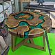 Журнальный стол из слэба акации и смолы. Столы. Akutrau Woodworking. Ярмарка Мастеров.  Фото №4