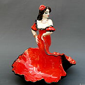 Для дома и интерьера handmade. Livemaster - original item Carmen. Vase-statuette. Handmade.
