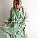 Туника бохо "Мятное лето2". Туники. Boho love. Ярмарка Мастеров.  Фото №7