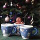 Cup with snowmen. Mugs and cups. Colorstories. Online shopping on My Livemaster.  Фото №2