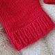 Митенки красного цвета вязаные женские Митенки из пуха норки. Митенки. ArtKnitDesign Свитера Уизли. Ярмарка Мастеров.  Фото №8