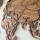 Карта мира на стену, карта мира из дерева, панно. Карты мира. HappyFox - карты и панно из дерева. Ярмарка Мастеров.  Фото №5