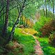 Oil painting landscape Izbushka Forester_ Vladimir Chernov, Pictures, Stary Oskol,  Фото №1