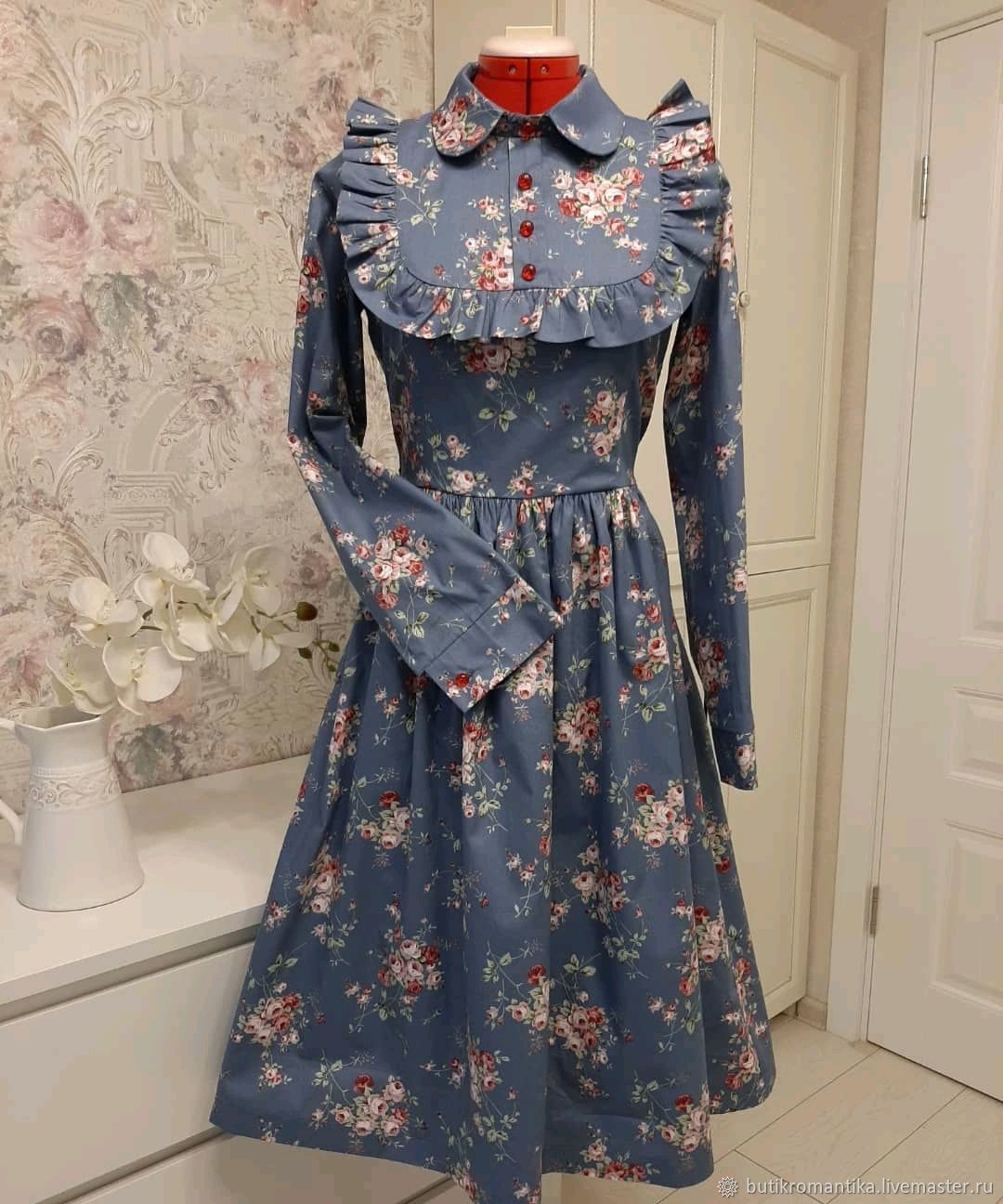 Платье Букет (стиль а ля рус) в интернет-магазине Ярмарка Мастеров по ...
