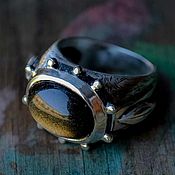 Широкое кольцо серебро - из серебра