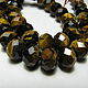 Tiger Eye faceted rondel 10mm, Beads1, Dolgoprudny,  Фото №1