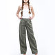 Wide-leg pants made of 100% linen, Pants, Tomsk,  Фото №1