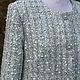 Жакет жемчужно -серого цвета с пайетками -40%. Жакеты. SOLOdress. Интернет-магазин Ярмарка Мастеров.  Фото №2