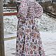 Заказать Платье из сатина и штапеля. Kira-moda. Ярмарка Мастеров. . Платья Фото №3