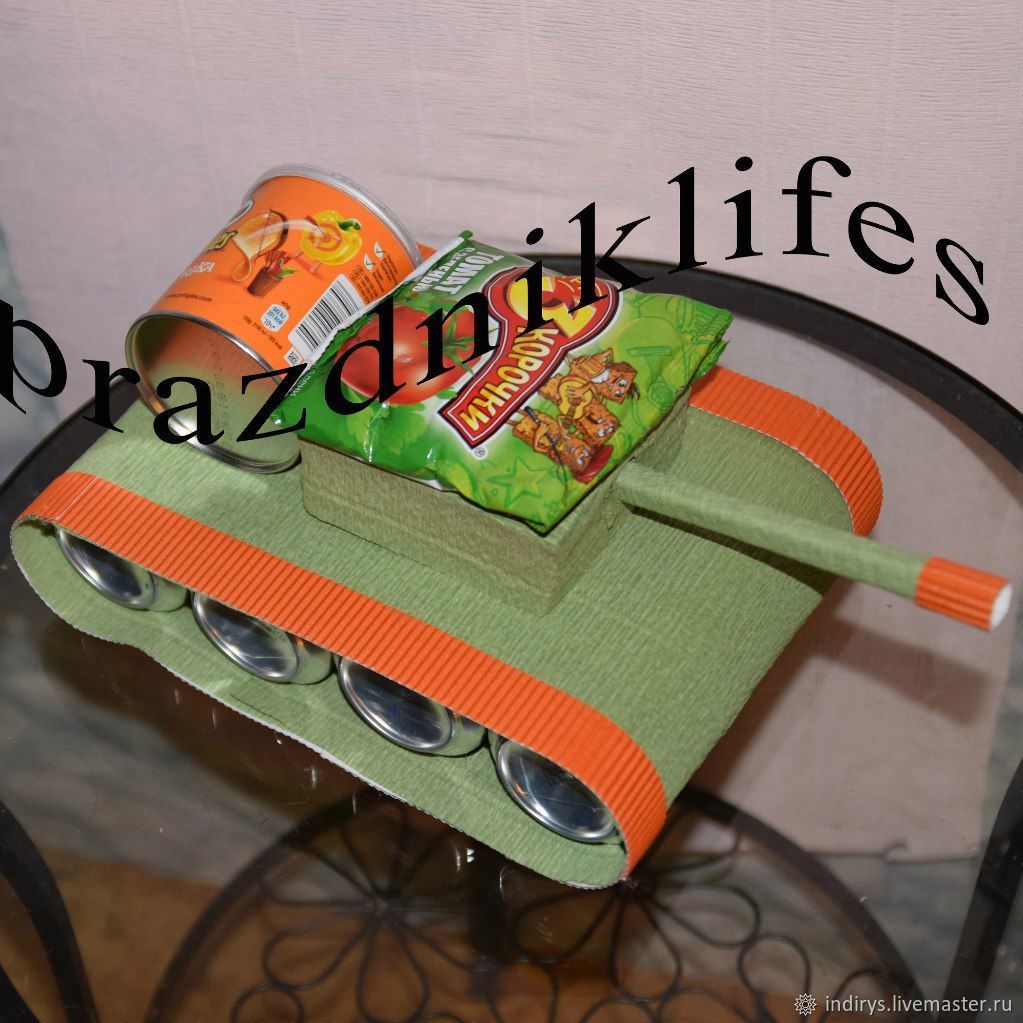 Танк из пива, Подарок мужчине на 23 февраля купить в