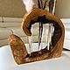 Ваза для сухоцветов и живых цветов из спила берёзы. Вазы. Luxury Wood. Интернет-магазин Ярмарка Мастеров.  Фото №2