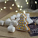 Order Brooch 'Gingerbread Christmas tree'. Katy_Barysheva. Livemaster. . Brooches Фото №3