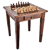 Для дома и интерьера handmade. Livemaster - original item Card table carved chess 