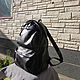 Рюкзак мужской кожаный "Expert". Рюкзаки. 'Bagira' - мастерская кожаных сумок. Интернет-магазин Ярмарка Мастеров.  Фото №2