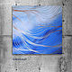 Картина "Синее волнение" 100х100 см, Картины, Москва,  Фото №1
