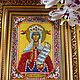 Заказать Вышитая икона Святая Параскева Пятница. Иконы от Илоны (ilona-89). Ярмарка Мастеров. . Иконы Фото №3