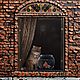 Venetian window with a cat and a goldfish. Pictures. Vladimir Tarasov. Online shopping on My Livemaster.  Фото №2