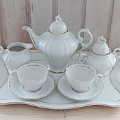 Винтаж: РЕЗЕРВ 1907-38г Коллекционное чайное трио "10 чайных роз"