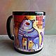 Mugs with author's print with bright seals. Mugs and cups. paintmart (oikos). Online shopping on My Livemaster.  Фото №2