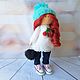 Текстильная кукла с красивыми локонами, Куклы и пупсы, Москва,  Фото №1