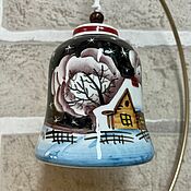 Сувениры и подарки handmade. Livemaster - original item Bells: Winter Village night. Handmade.
