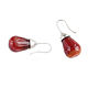 Red strawberry ice earrings large drop earrings with agate. Earrings. Irina Moro. Online shopping on My Livemaster.  Фото №2